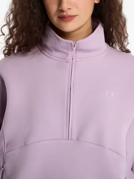 Hanorac cu fermoar Under Armour roz