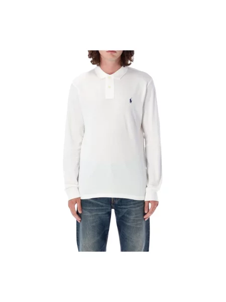Haftowana koszulka polo Polo Ralph Lauren biała