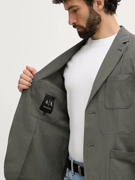 Шерстяной пиджак Armani Exchange