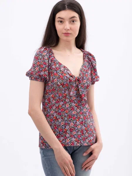 Блузка Cat Orange оранжевая