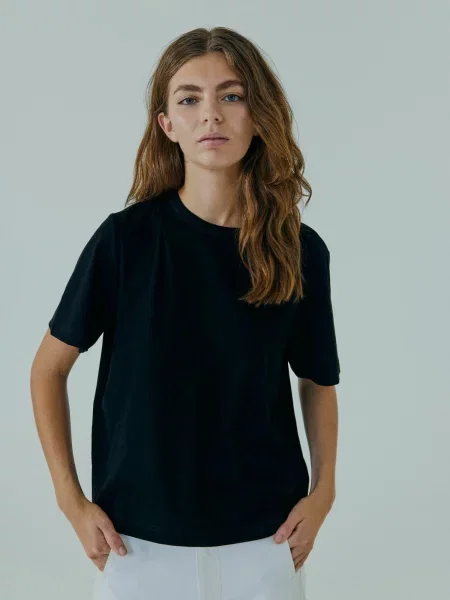 NORR Top Nelly tee negru