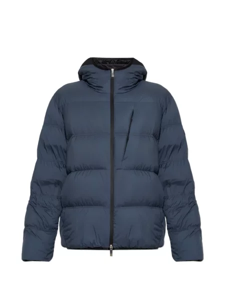 Geacă Moncler cu glugă gri