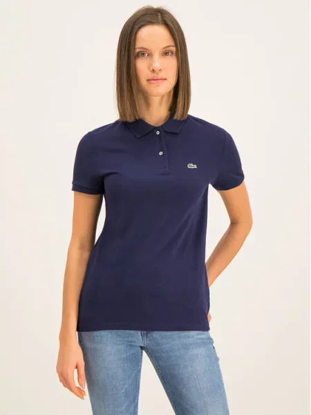 Классическая футболка Lacoste синяя