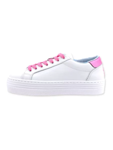 Sneakersy Chiara Ferragni Collection na platformie retro białe