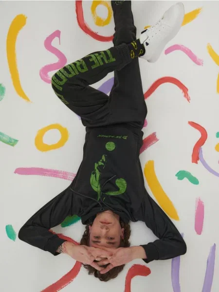 Sinsay Bluza Batman czarny