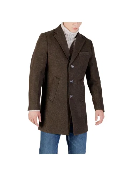 Kabát Gianni Lupo hnědý
