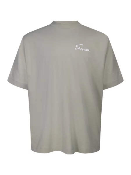 SikSilk Tričko khaki bílá