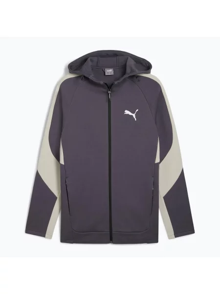 Bluza PUMA Evostripe Hoodie FZ DK galactic gr szara