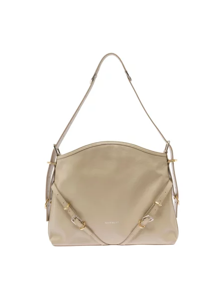 Torebka skórzana Givenchy skórzana beżowa