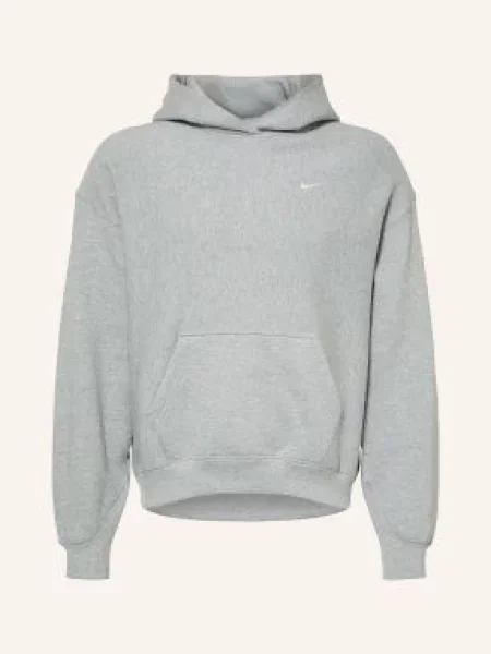 Nike Oversized Mikina S Kapucí Studio světle šedá