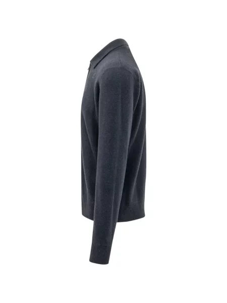 Gulerat tricou polo K-way gri