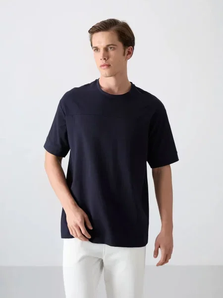 Tommy Life Tričko námořnická modř