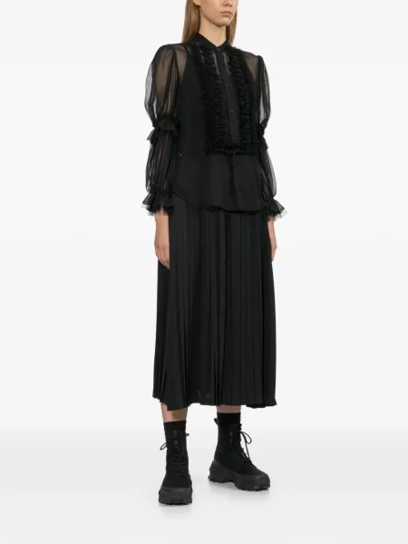 Fustă midi Junya Watanabe negru