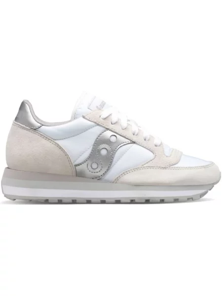 Sneakersy Saucony Jazz skórzane białe