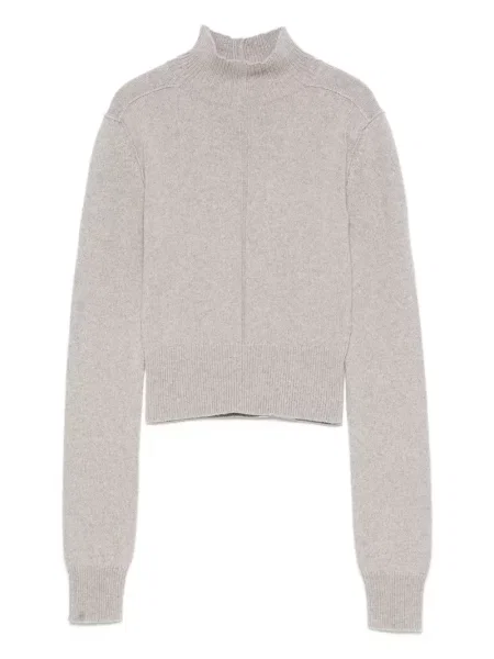 Пуловер Rick Owens изрязани сиво