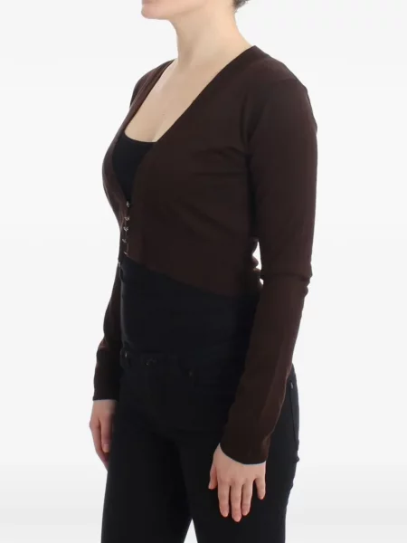 Decupat cardigan Roberto Cavalli maro