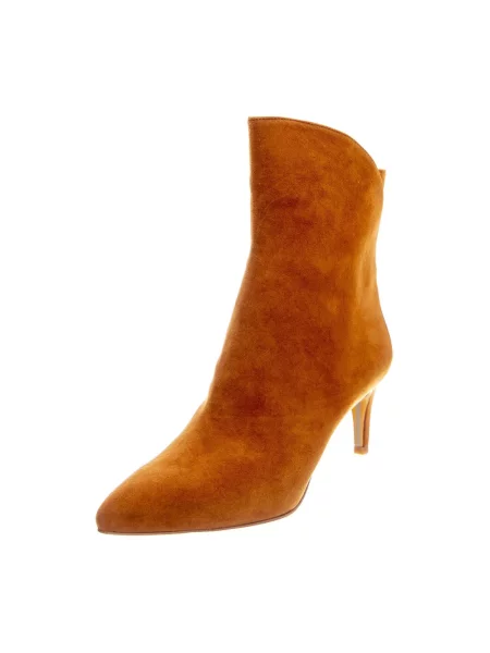 Botki Sam Edelman skórzane brązowe