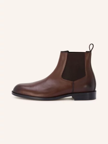 Chelsea boots Boss hnědé