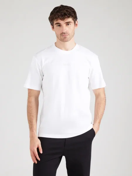 Boss Tricou Oversize alb