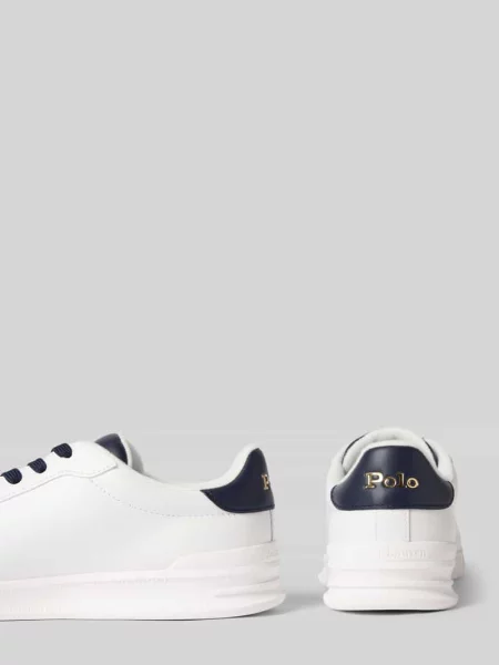 Sneakersy niskie z naturalnej skóry model ‘HERITAGE COURT II’ Polo Ralph Lauren białe