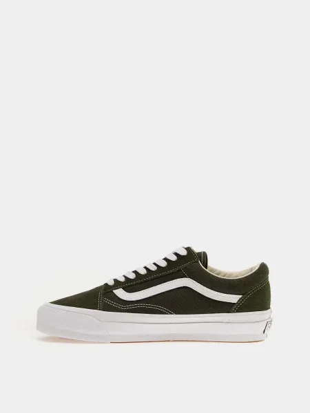 Замшевые кеды Vans хаки