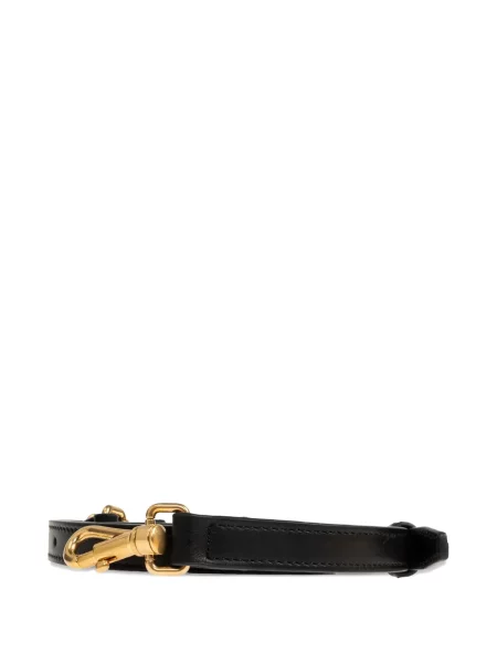 Geantă de mână Tod's din piele cu perforații negru