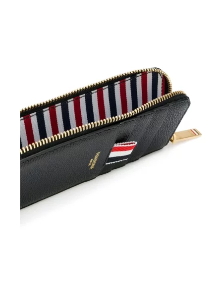 Portfel Thom Browne skórzany czarny