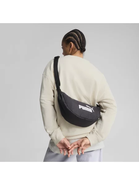 Torba na ramię Puma Base Half Moon czarny biały