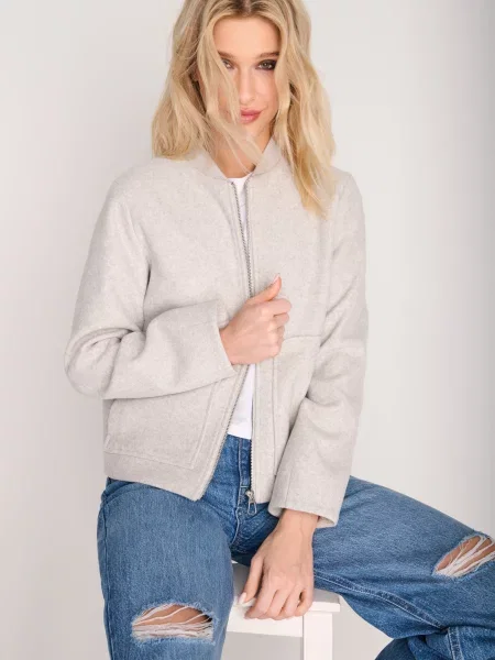 Бомбер сірий