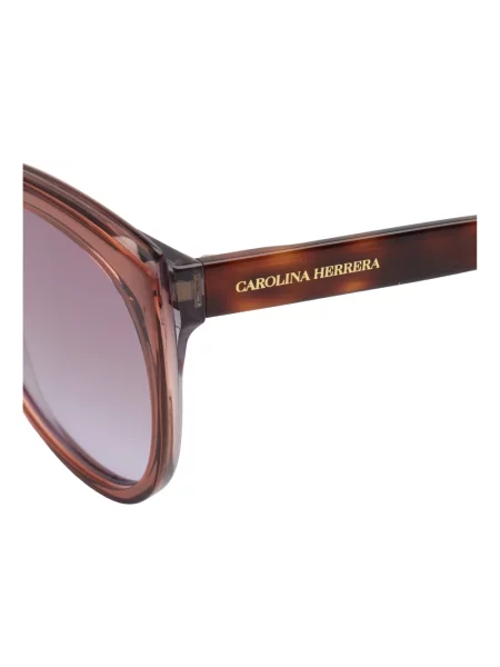Okulary przeciwsłoneczne Carolina Herrera brązowe
