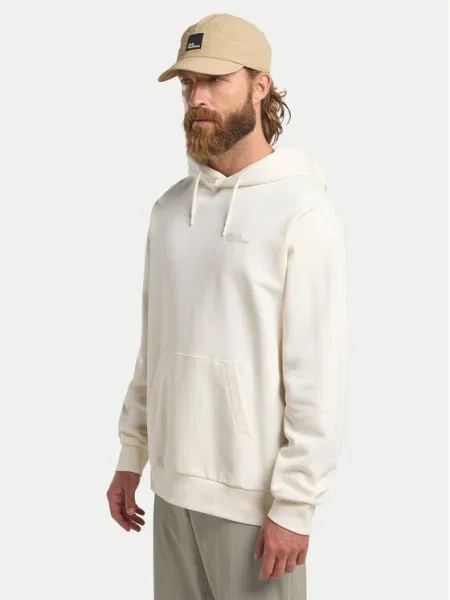 Jack Wolfskin Суитшърт Essential Екрю бежово