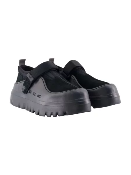 Ugg Klapki Mules Na Platformie Peakmod schwarz czarne