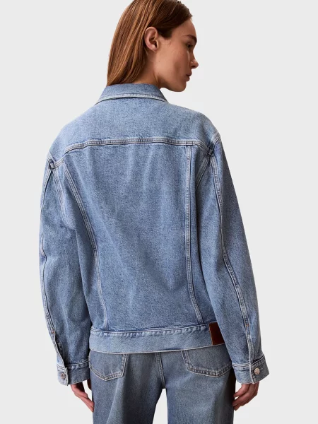Класична джинсова куртка Calvin Klein Jeans блакитна