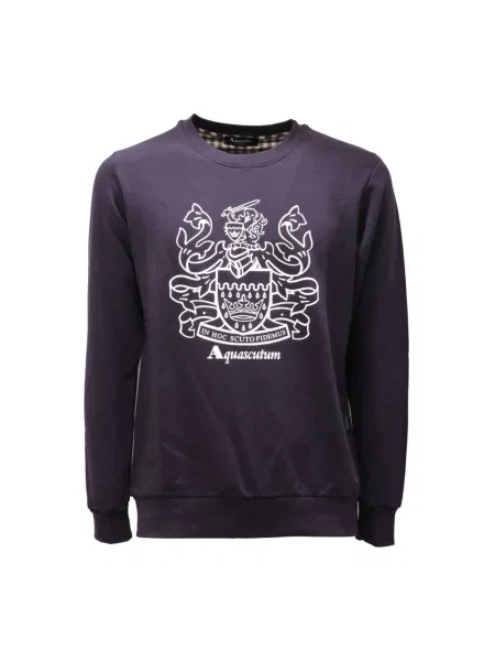 Bluza Aquascutum z kapturem niebieska