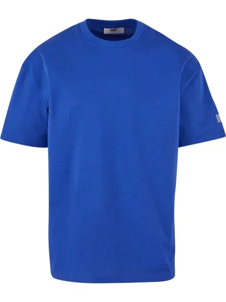 DEF Tricou Mood Swings albastru / deschis gri