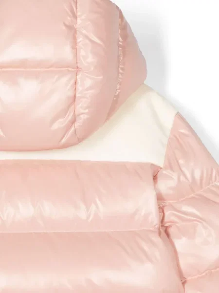 Kurtka puchowa dziecięca Moncler Enfant różowa