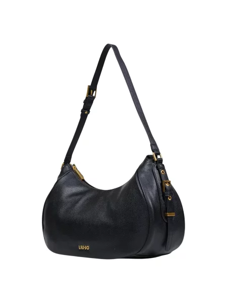 Torebka hobo Liu Jo skórzana czarna