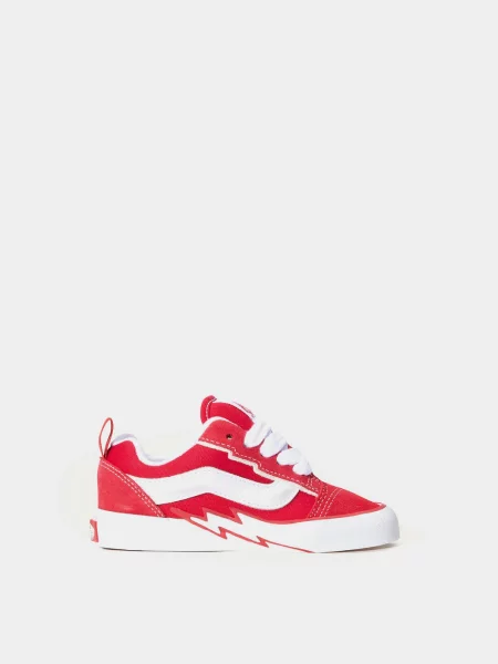 Дитячі Кеди низькі Vans KNU SKOOL BOLT шкіра/текстиль червоний