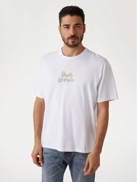 Guess Tricou alb