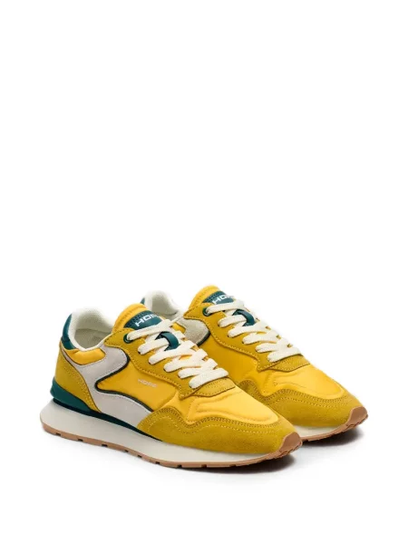 Sneakerși Hoff din piele de căprioară galben