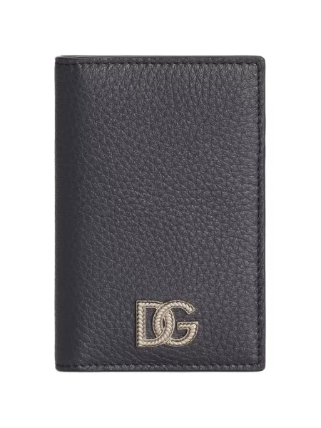 Portofel Dolce & Gabbana cu autograf albastru