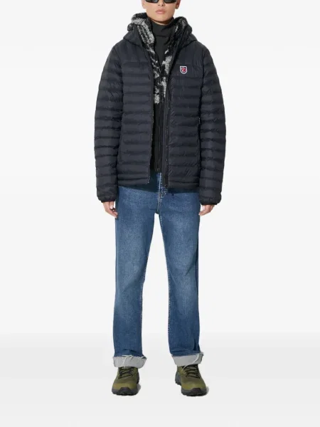 Geacă Fjallraven cu glugă negru