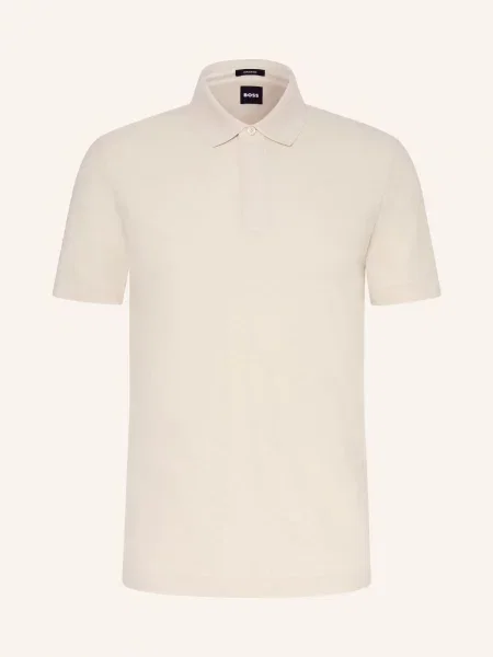 Boss Pletené Polo Tričko Pack béžová