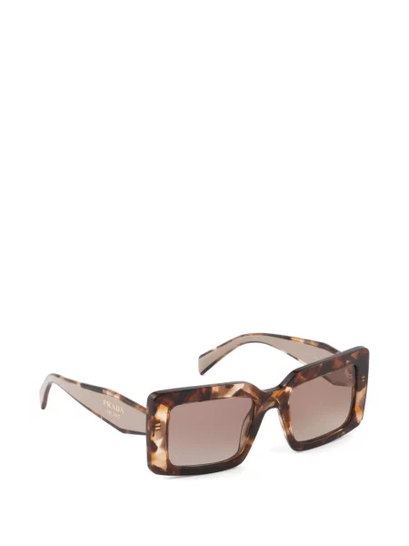 Ochelari de soare Prada Eyewear cu autograf maro