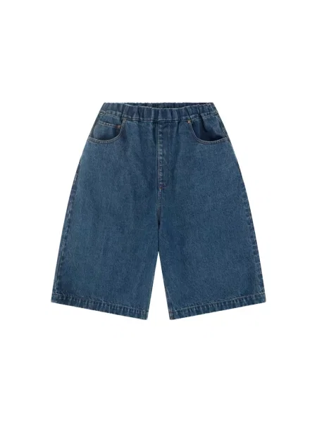 Pantaloni scurți din denim Entire Studios albastru