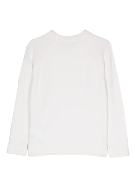 Sweter dziecięcy Stone Island biały