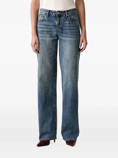 Traperice ravnih nogavica Armani Exchange plava