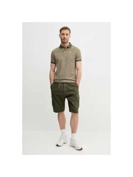 Szorty jeansowe Alpha Industries casual zielone
