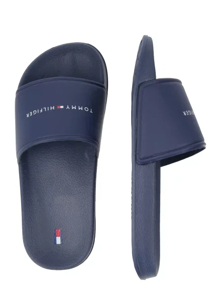 TOMMY HILFIGER Atviri batai DAMIAN tamsiai / balta mėlyna