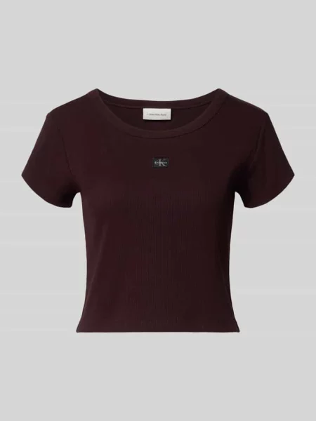 Calvin Klein Jeans t-shirt brązowa
